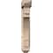 Ekena Millwork Merced Arts and Crafts Smooth Bracket w/ Offset Brace, Douglas Fir, 5 1/2"W x 24"D x 32"H BKT0604X24X32MRC03SDF - alternate 3